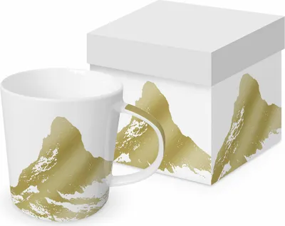 Produktbild von PPD Matterhorn gold Trend Mug, Kaffeetasse, Becher, Tasse, New Bone China, 400 ml, 160302916