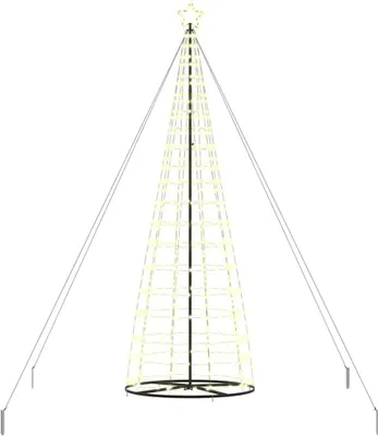 Produktbild von vidaXL LED-Weihnachtsbaum mit 800 LEDs Warmes Weiß 400 cm Eisen