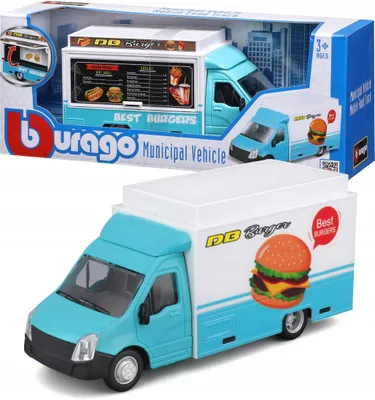 Produktbild von Bburago 1:43 Servicefahrzeuge – Mobile Food Truck