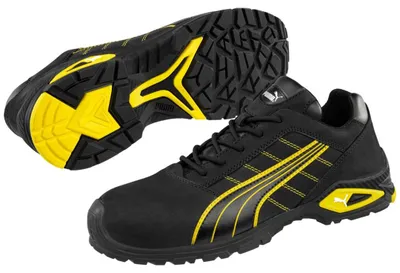 Image de PUMA Chaussure de sécurité Amsterdam Low Taille 45 noir / jaune - 64.271.0-45