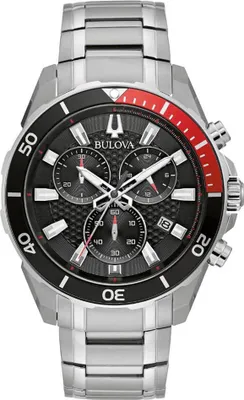 Image de Montre Bulova pour homme 98B344 argenté