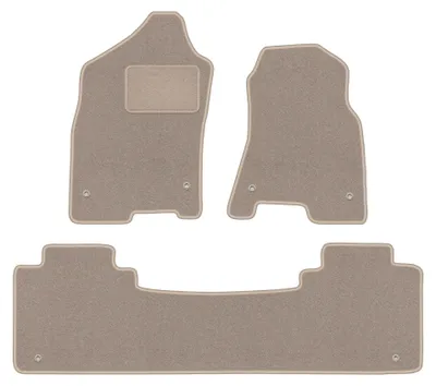 Immagine prodotto di Tappetini in moquette per Dodge RAM 1500 2019-2024 (Quad cab) – set 4 pezzi, beige, su misura – Wielganizator LUX