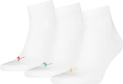 Produktbild von Puma Quarter Plain Socken 3 Paare Weiß EU 47-49 Mann Weiß EU 47-49