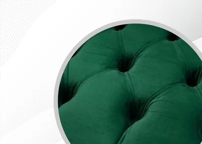 Immagine prodotto di Divano Chesterfield Verde 2 posti Imbottitura Divani Divani Design Divano Club Tessile