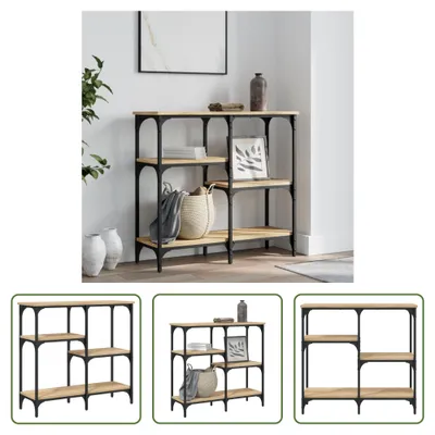 Produktbild von The Living Store Konsolentisch Sonoma-Eiche 80x29x75 cm Holzwerkstoff