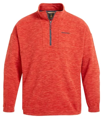 Produktbild von Craghoppers - "Esk" Fleece-Oberteil mit halbem Reißverschluss für Herren CG2049 (L) (Pimentrot)