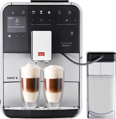 Produktbild von Melitta Barista Smart T, Espressomaschine, 1,8 l, Gemahlener Kaffee, 1450 W, Schwarz, Silber