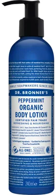 Productafbeelding van Dr. Bronner's Bodylotion pepermunt (240 ml)