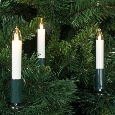 Produktbild von Rotpfeil LED-Lichterkette 15er innen LED-Schaftlampen E 10, warmweiß