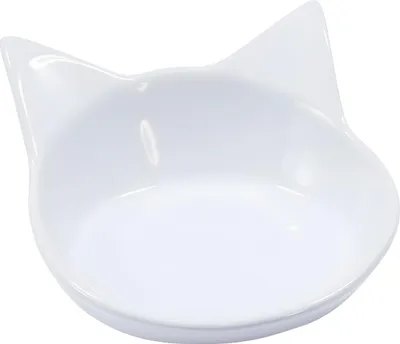 Obrázok produktu pre Keramická miska pre mačky Nobby "Neko" biela 14,5 x 14 x 6,5 cm / 200 ml