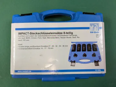 Produktbild von Impact Steckschlüsseleinsätze 8 Teilig