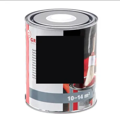 Produktbild von Lack Tiefschwarz RAL 9005 NOPOLUX WILCKENS GRANIT 1 l Dose