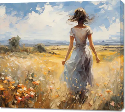 Produktbild von Bild 100x90cm Sommerhauch