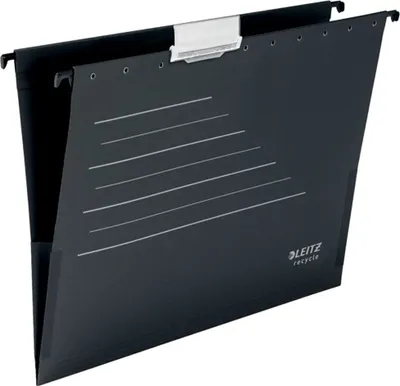 Produktbild von Leitz 19210095, A4, Schwarz, Karton, 80 g/m², 150 Blätter, 348 mm