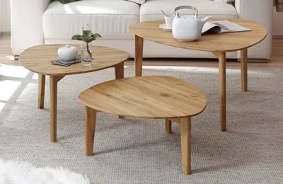 Produktbild von Camilla Couchtisch 3er-Set Asteiche