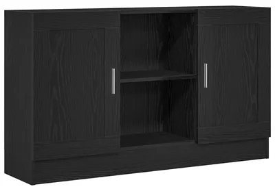 Produktbild von "im Sonderangebot"Sideboard 1 PC - Anrichte Highboard skandinavischer Stil - Schwarz Eichen-Optik 120x30,5x70cm Holzwerkstoff - Kommoden design 2026 264908