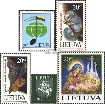 Produktbild von Briefmarken Litauen 1994 Mi 560,566-567,571,572 (kompl.Ausg.) postfrisch Liederfestival