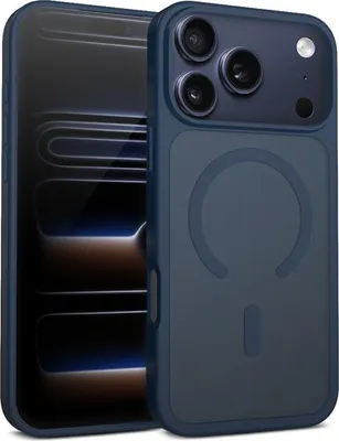 Produktbild von Crong CRGHMMIP1763PNBL, Cover, Apple, iPhone 17 Pro, Navy, Durchscheinend