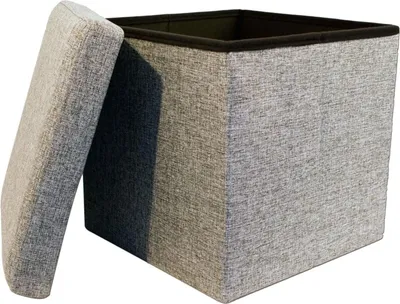 Produktbild von Echtwerk Sitzwürfel/Aufbewahrungsbox 'StoreCube', Farbe:Grau
