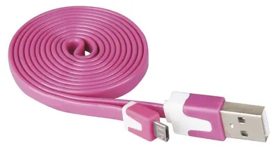 Produktbild von 1m Micro USB 2.0 Ladekabel Mikro-Stecker Typ B Stecker A Daten Kabel Ladegerät