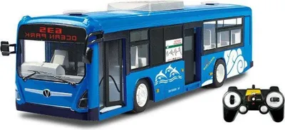 Zdjęcie produktu dla Autobus miejski zdalnie sterowany RC na pilota 1:20 Double Eagle (niebieski) E635-003