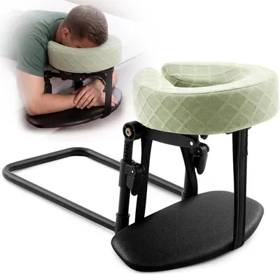 Produktbild von Ergonomische Massage Kopfstütze faltbar Memory Foam Gesichtsstütze PolyurethanArmlehne verstellbar Bett Auflage für Wellness und Entspannung