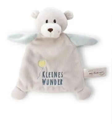 Produktbild von Schmusetuch Bär Finni grau 20x17cm NICI Kuscheltier 62981