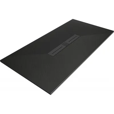 Zdjęcie produktu dla Mexen Toro brodzik prostokątny SMC 200 x 90 cm, czarny, maskownica czarna - 43709020-B