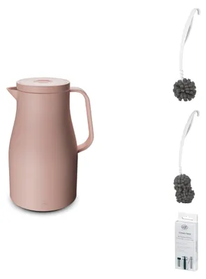 Zdjęcie produktu dla alfi ECONSCIOUS Isolierkanne – Vorteilsset mit Reinigungsbürste CLEAN FIX 30 cm