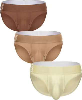 Produktbild von SUKREW - Herren Slip Unterwäsche - Classic Brief Vorteilspack Espresso + Cortado + Cappuccino - Größe XS