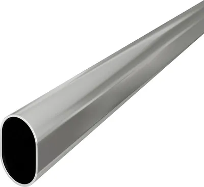 Produktbild von Verchromte Garderobenstange Bügelstange 30x15mm Stahl Kleiderstange Schrankrohr 1,00 Meter