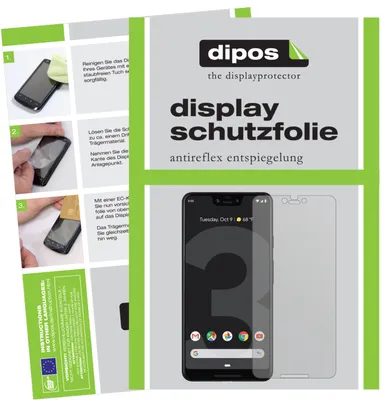 Produktbild von 2x Schutzfolie für Google Pixel 3 XL matt Displayschutzfolie Display Schutz
