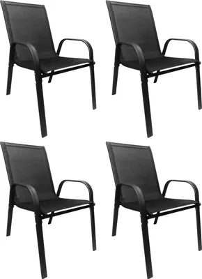 Obrázok produktu pre Sada 4 záhradných stoličiek na terasu balkónové záhradné kreslo C-281