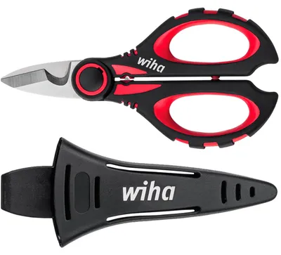Productafbeelding van Elektrische schaar (zwart/rood, met krimpfunctie)