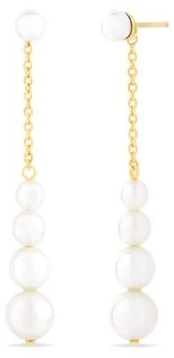 Image de Paire De Boucles D'oreilles Majorica, Argent 925 18124.01.1.E00.906.1
