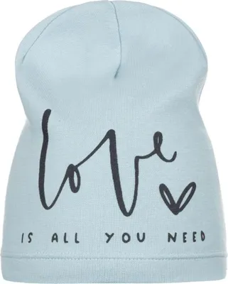 Produktbild von Mädchen Beanie Mütze LOVE BLUE