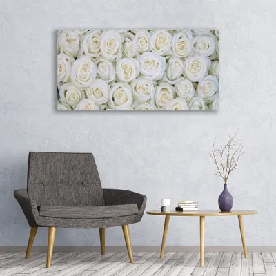 Produktbild von Glasbilder 120x60 Wandbild Druck auf Glas Rosen Pflanzen