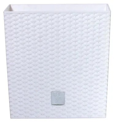 Immagine prodotto di Vaso Prosperplast Rato Low bianco, 17 x 17 x 17 cm