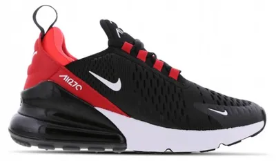 Obrázek produktu pro Nike Air Max 270, černá, červená, bílá (dětská verze) - velikost EU 40