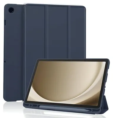 Obrázek produktu pro Techsuit – pouzdro Flex Trifold s držákem na stylus pro Samsung Galaxy Tab A11 Plus / A9 Plus – tmavě modré