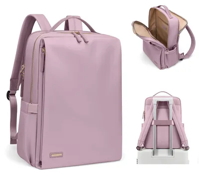 Image de Elzusha - Sac à dos pour ordinateur portable, conçu pour les femmes, avec protection antivol