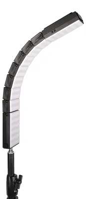 Image de Lampe vidéo LED, design flexible, modes RVB, BLANC