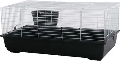 Obrázek produktu pro Klec Králík 100 černá A.K. 100 x 54,5 x 45 cm