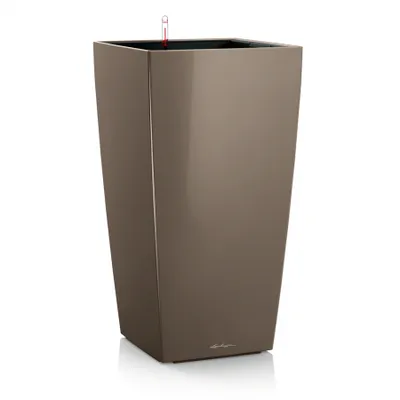 Obrázek produktu pro Lechuza Samozavlažovací květináč Cubico Premium 40 cm, hnědá