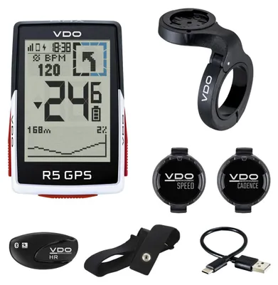 Image de Compteur Gps Vélo Avec Capteurs Cardio Et Cadence - Suivi De Performance Complet - Vdo