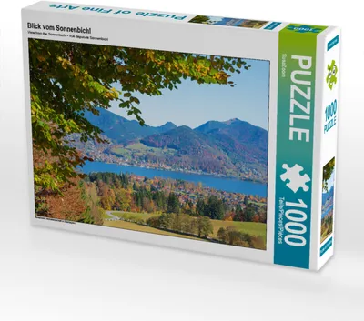 Produktbild von CALVENDO Puzzle Blick vom Sonnenbichl | 1000 Teile Lege-Größe 64x48cm Foto-Puzzle für glückliche Stunden