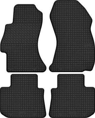 Produktbild von Gummimatten passend für Subaru Levorg (2014-) Gummi Fußmatten Satz Schwarz + Stopper