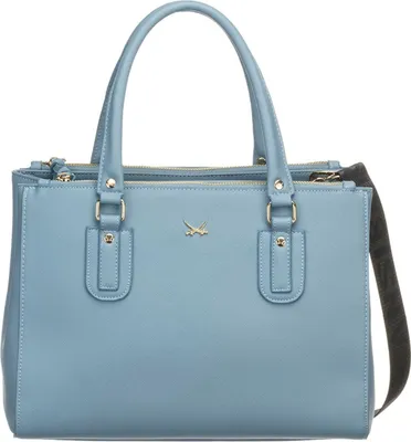 Image de Sansibar sac à épaule bandoulière sac shopper Zip Bag Jeans bleu clair