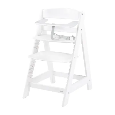 Immagine prodotto di seggiolone per bambini "Sit Up Click 'N' Flex", cresce con il bambino, innovativa chiusura a scatto, legno, bianco