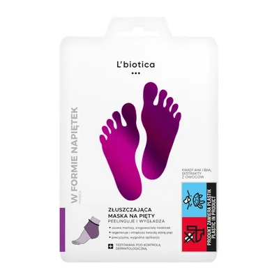 Immagine prodotto di Maschera esfoliante per talloni L'biotica, 18 g